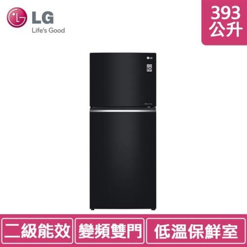 LG樂金393公升直驅變頻上下門冰箱GN-BL430GB