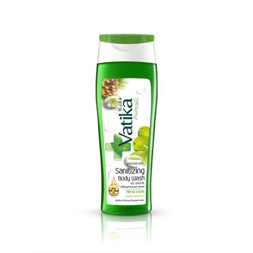 杜拜DABUR-即期品-VATIKA橄欖松油滋潤沐浴乳425ml(沐浴洗髮兩用)(6入組)
