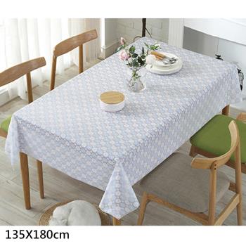 【傢飾美】 日式風格蕾絲PVC防水桌巾 135x180cm