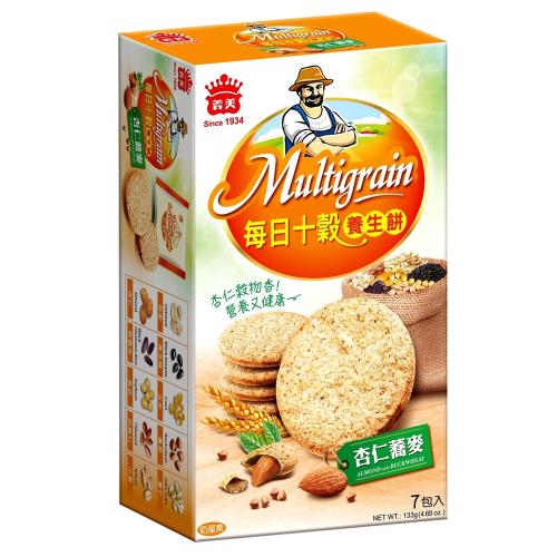 義美 每日十穀餅-杏仁蕎麥(133g)