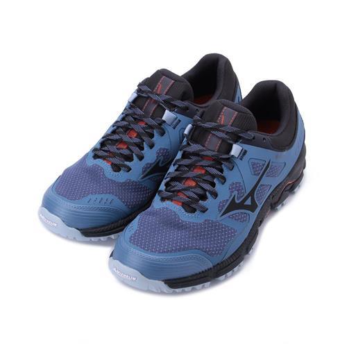 MIZUNO WAVE DAICHI 5 GTX 慢跑鞋 藍黑 J1GK205616 女鞋
