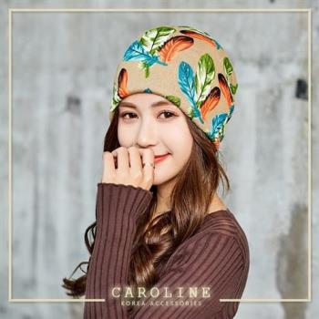 《Caroline》秋冬流行時尚個性網紅百搭韓版時尚多用途包頭帽 72392