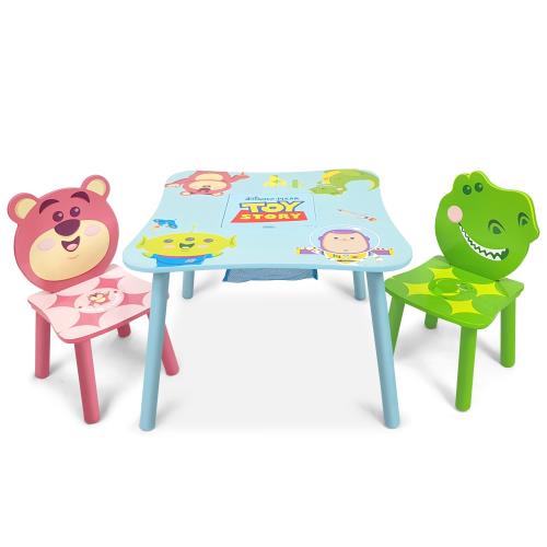 Kikimmy 迪士尼正版授權玩具總動員桌椅組(一桌二椅)