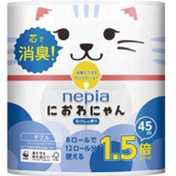 日本 Nepia 消臭卷筒雙層衛生纸8卷-皂香