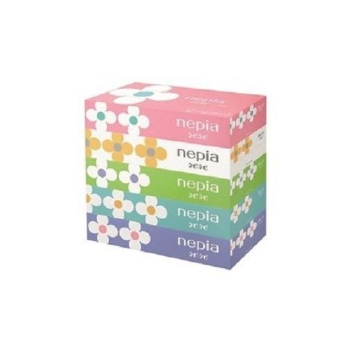 日本 Nepia 盒裝紙巾150抽X5盒