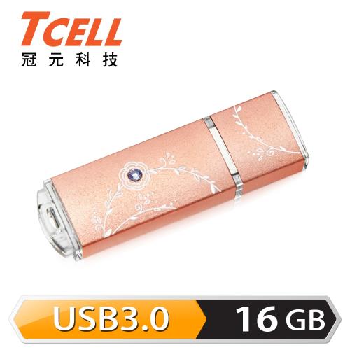 TCELL冠元 USB3.0 16GB 絢麗粉彩隨身碟(三色任選)