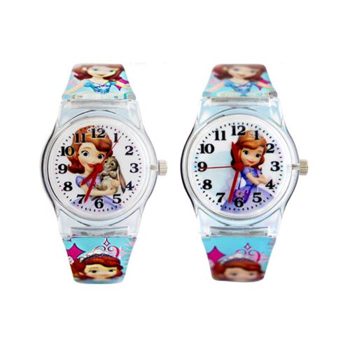 Disney 迪士尼 正版授權蘇菲亞小公主卡通膠手錶