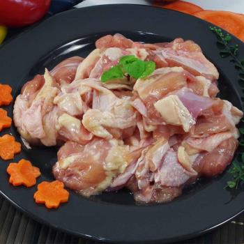 鮮凍溫體土雞-無骨雞腿肉丁(帶皮)600g±10%