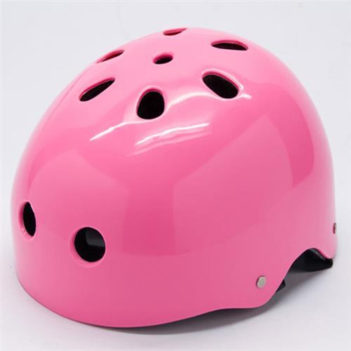 [DLD 多輪多]專業直排輪 溜冰鞋 自行車 安全頭盔 安全帽(粉紅)