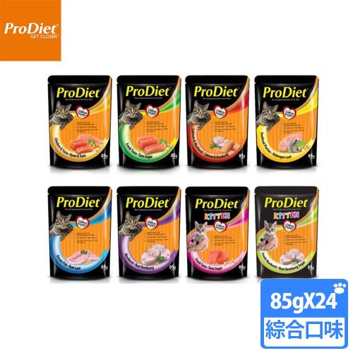 ProDiet 潮選鮮食貓餐包 85g 口味可選(24入組)