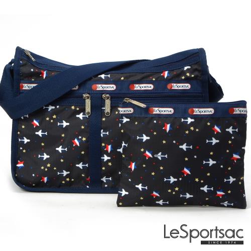 LeSportsac - Standard 雙口袋A4大書包-附化妝包 (夢想起飛)