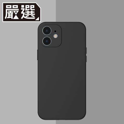嚴選 iPhone 12 mini 液態矽膠輕薄防撞保護殼 經典黑