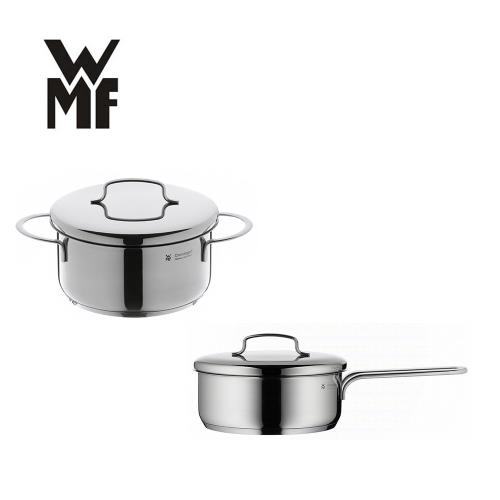 德國WMF 迷你低身湯鍋(16CM)(含蓋)+迷你單手湯鍋 (超值雙鍋組)