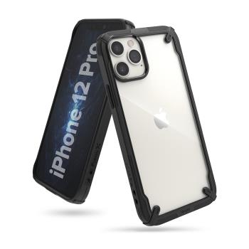 Rearth Apple iPhone 12/12 Pro (Ringke Fusion X) 高質感保護殼(黑)