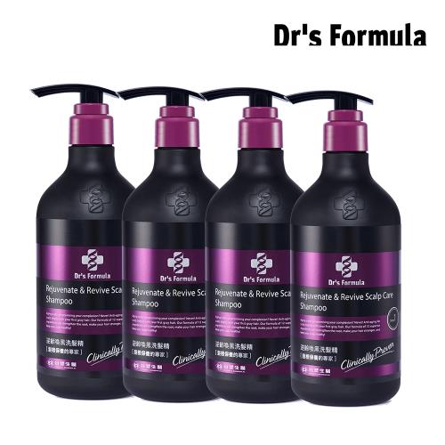 《台塑生醫》Dr’s Formula 強健逆齡喚黑洗髮精580g(共4入組)