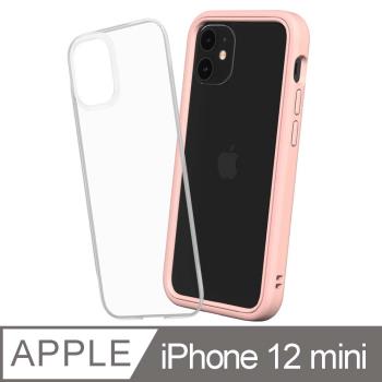 【RhinoShield 犀牛盾】iPhone 12 mini Mod NX 邊框背蓋兩用手機殼-櫻花粉