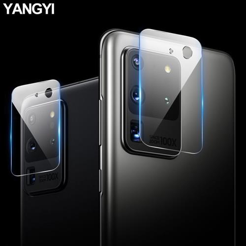YANGYI揚邑 Samsung Galaxy S20 Ultra 防爆防刮弧邊 9H鏡頭鋼化玻璃膜保護貼