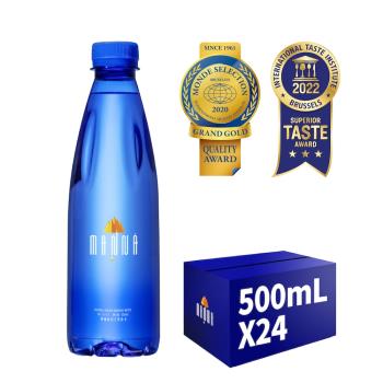 【MANNA 瑪哪】天然蘇打礦泉水500ml*24入(進口無氣礦泉水)