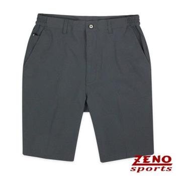 ZENO 吸濕排汗超彈性雙側鬆緊休旅短褲‧深灰