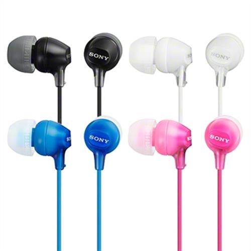 【送收線器】SONY MDR-EX15LP 耳道式耳機 時尚輕盈【共4色】
