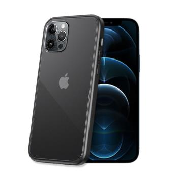 IN7 魔影系列iPhone 12 Pro (6.1吋) 透黑色磨砂款TPU+PC背板 防摔保護殼