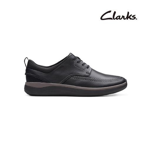 Clarks 摩登經典 Garratt Street 男鞋 黑色 CLM48761SC20