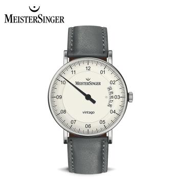 『MeisterSinger 明斯特單指針』VT901 文塔高 復古文青 自動上鍊 38mm