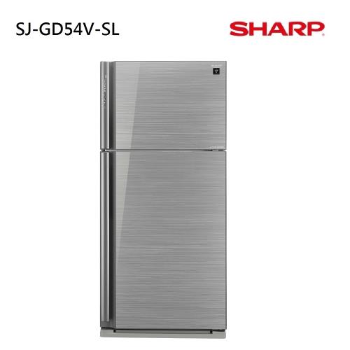 SHARP 夏普541L自動除菌雙門一級能效變頻電冰箱SJ-GD54V-SL (送基本安裝)