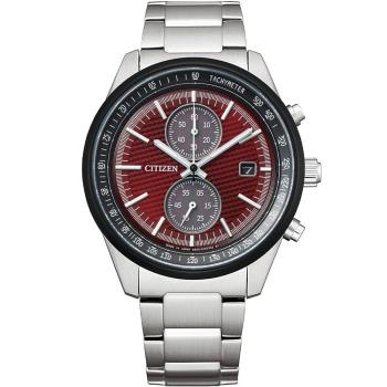 CITIZEN 星辰 東京˙紅限量版GENTS光動能計時腕錶(CA7034-96W)41mm