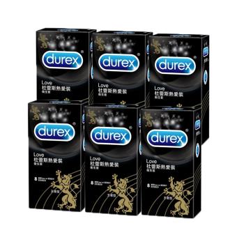 Durex杜蕾斯 熱愛王者裝8入x6 保險套(n)