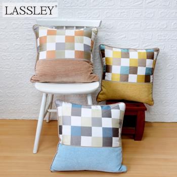 LASSLEY蕾絲妮-雪尼爾北歐風情 抱枕套(方形45cm 不附枕心)