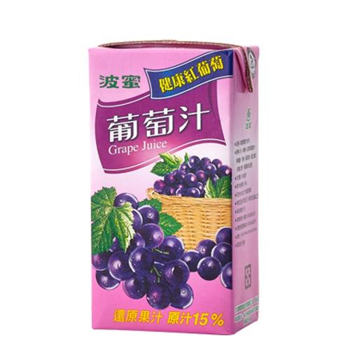 【波蜜】 葡萄汁300ml(6入)