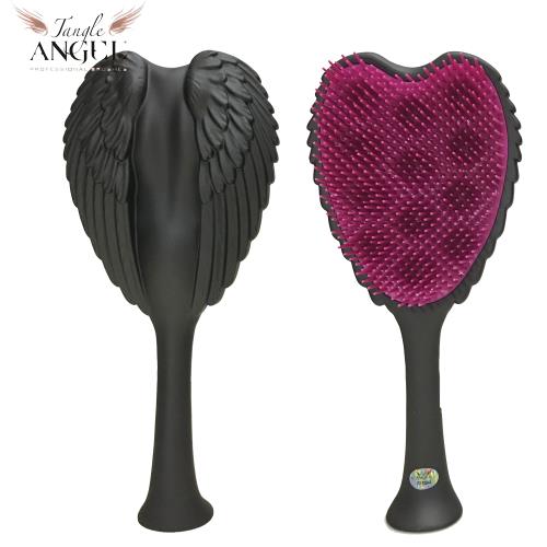 Tangle Angel 英國凱特王妃御用天使梳-霧黑22.7cm加大款(王妃梳 天使梳 美髮梳 梳子)