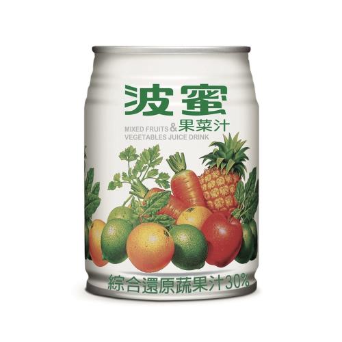 波蜜 果菜汁 240ml(24罐/箱)
