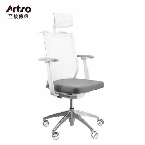 【Artso 亞梭】CB-天絲椅(一體成形塑鋼科技/透明網布/人體工學椅/辦公椅/電腦椅/健康傢俱)