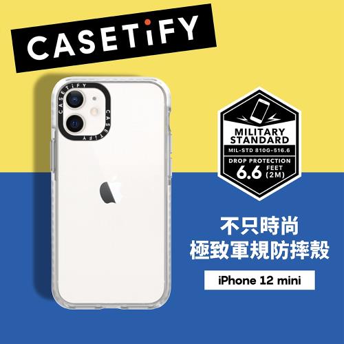 Casetify iPhone 12 mini 耐衝擊保護殼-透明|iPhone 12 mini|ETMall