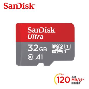 【SanDisk】Ultra microSDHC UHS-I A1 32GB 記憶卡