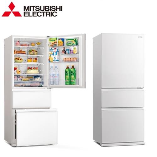 MITSUBISH 三菱 450公升一級能變頻玻璃鏡面三門冰箱 MR-CGX45EP-GWH -含基本安裝+舊機回收