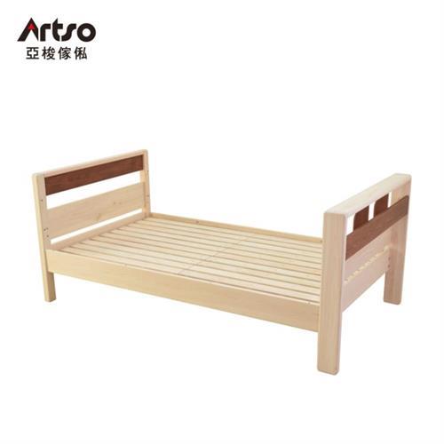 【Artso 亞梭】KOTOKA日本檜木單層床(床架/單人床架/實木/成人/兒童)