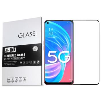 IN7 OPPO A73 5G (6.5吋) 高畫質 高透光2.5D滿版9H鋼化玻璃保護貼 疏油疏水 鋼化膜