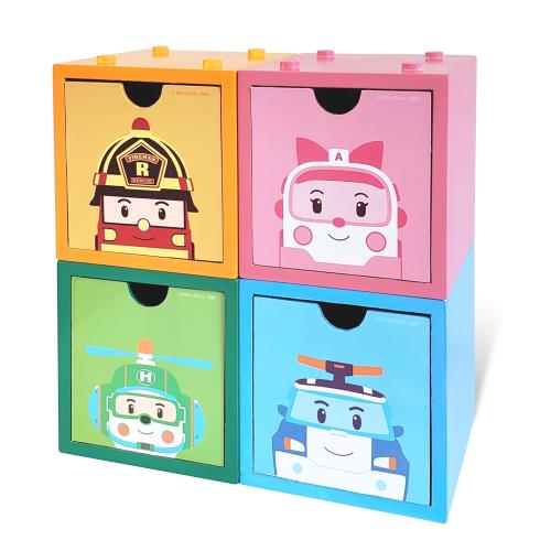 kikimmy救援小英雄積木收納盒(四入組)