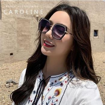 《Caroline》年度最新網紅款潮流行百搭抗UV時尚太陽眼鏡 72545