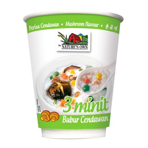 【馬來西亞】NATURES OWN速食粥(香菇)X24杯