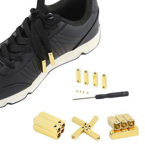 (JHS杰恆社)預購los0631鞋帶裝飾品椰子鞋帶小螺絲金屬頭DIY鞋帶電鍍