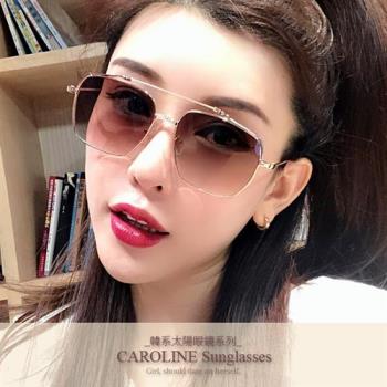 《Caroline》年度最新網紅款潮流百搭抗UV時尚太陽眼鏡 71931