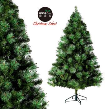 摩達客耶誕-台灣製5呎/5尺(150cm)PVC+ 松針深淺綠擬真混合葉聖誕樹 裸樹(不含飾品不含燈)本島免運費