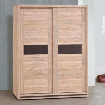 【AS】原切橡木5×7尺衣櫥-152x60x197cm