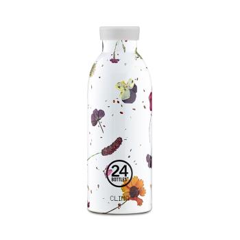 【義大利 24Bottles】不鏽鋼雙層保溫瓶 500ml (附濾茶器) - 春塵