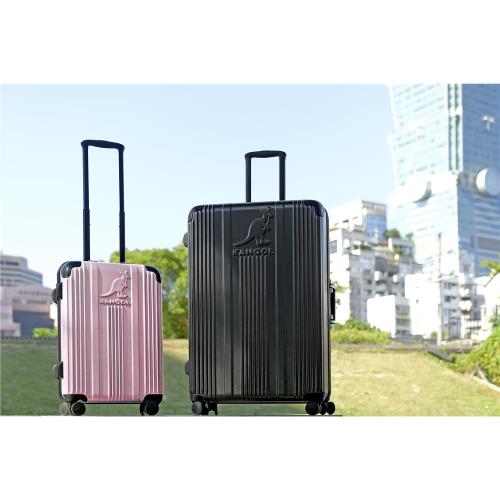 【英國KANGOL】亞洲限定純PC鋁框行李箱-獨