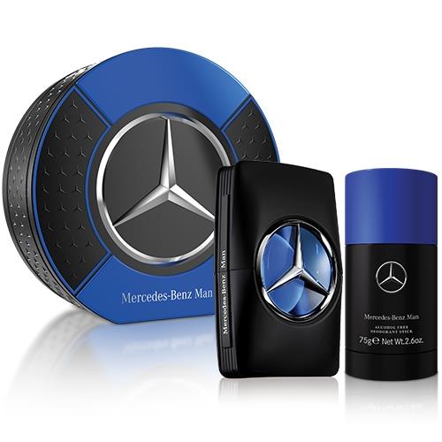 Mercedes Benz 賓士 王者之星男性淡香水禮盒(淡香水100ml+體香膏75g)